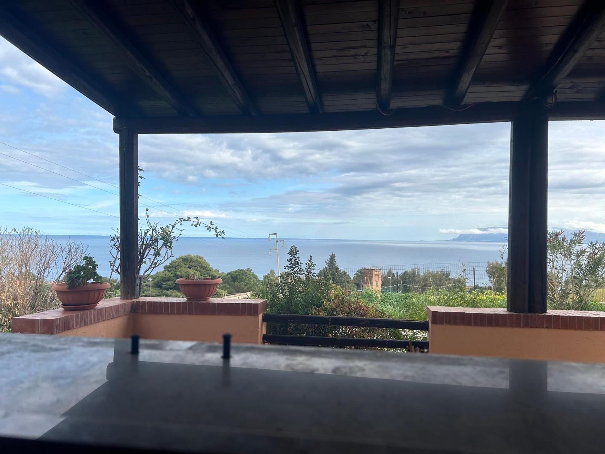 Villa La Terrazza Su Pispisa Castellammare del Golfo Esterno foto